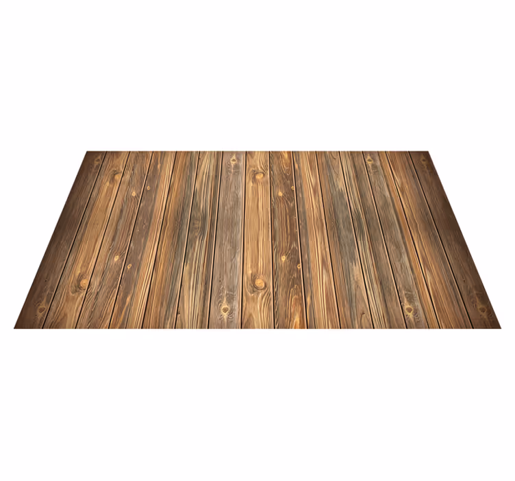 Tappeto in pvc legno vene marroni - TenStickers