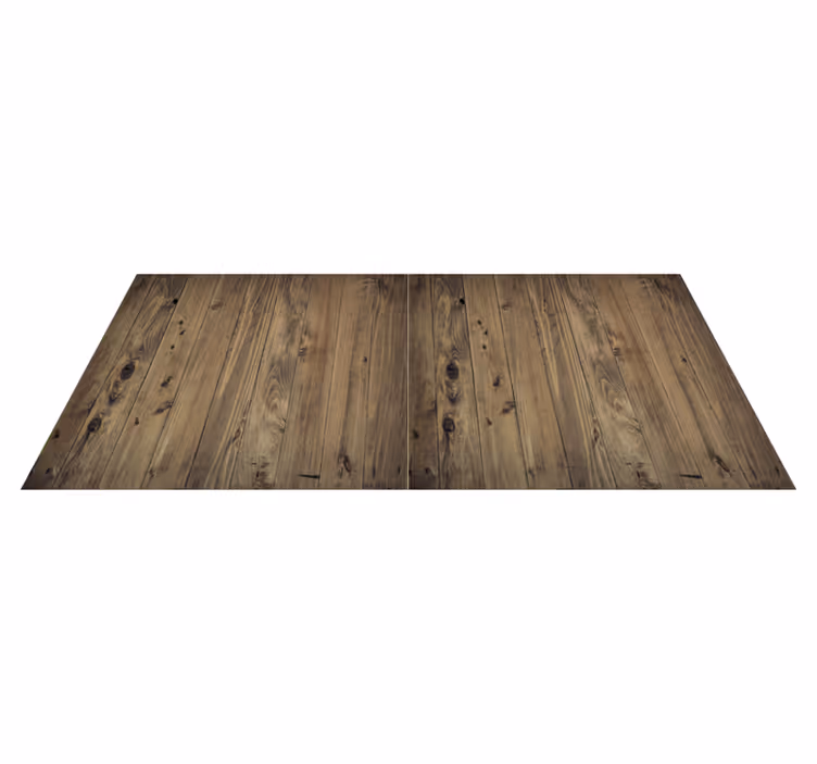 Passatoia in vinile cucina legno consumato - TenStickers
