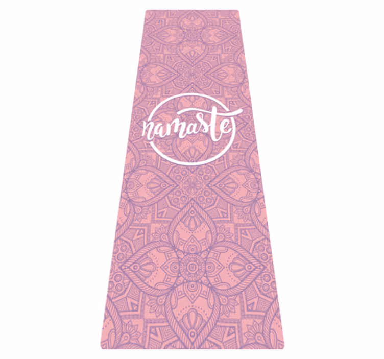 Tappeti in vinile con frasi e testo yoga namasté - TenStickers