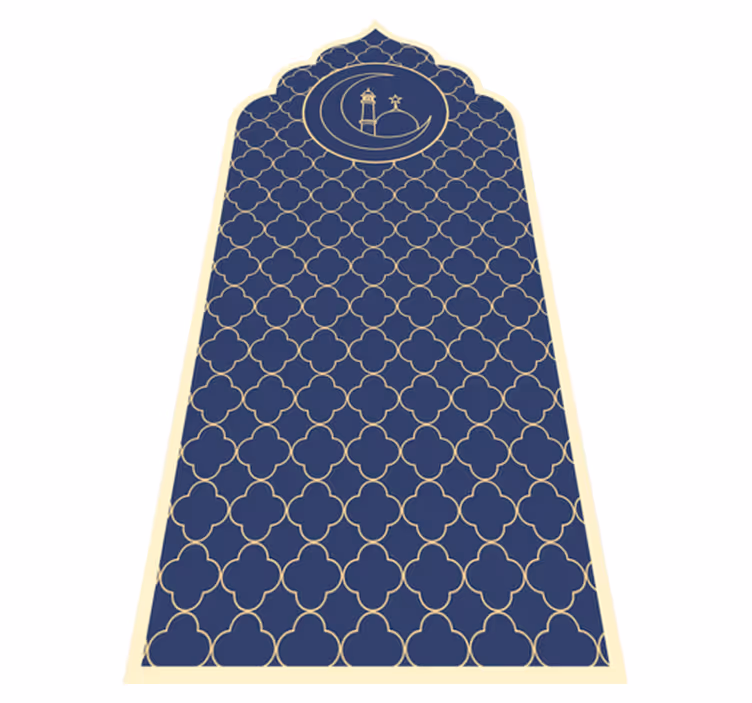 Tappeto in pvc azzurro modello blu - TenStickers