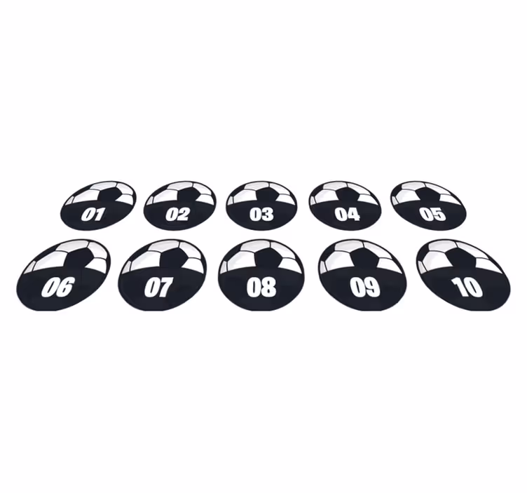 Tappeto in vinile giovanile pacchetto di allenamento per il calci - TenStickers