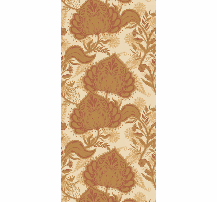 Carta da parati floreale design ispirato alla natura - TenStickers