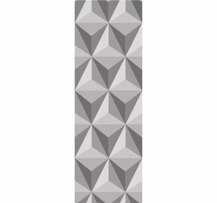 Carta da parati geometrica modello piramide 3d - TenStickers