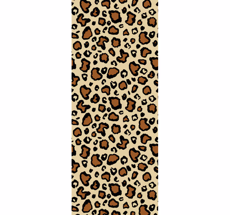 Carta da parati leopardata motivo tipico - TenStickers