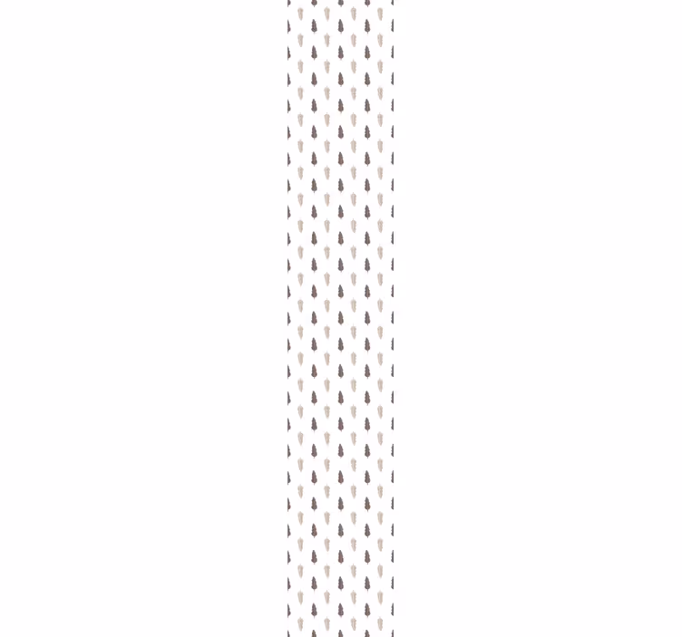 Carta da parati nordica elegante motivo abete - TenStickers