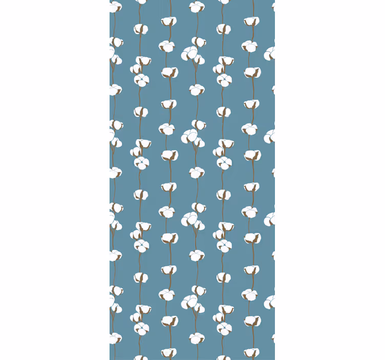 Carta da parati floreale motivo bianco delicato - TenStickers