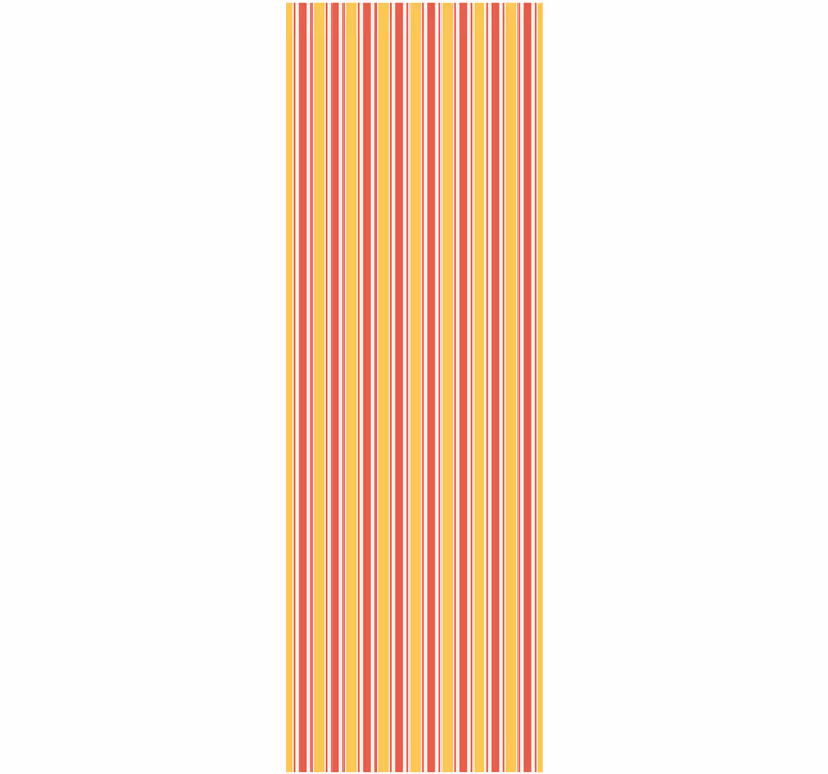 Carta da parati a righe verticali elegante motivo caldo - TenStickers