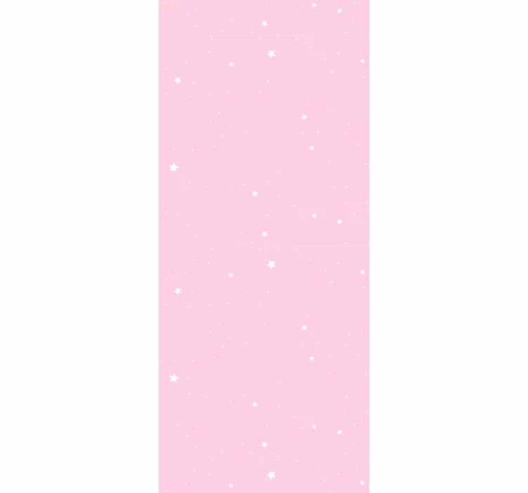 Carta da parati stelle cielo rosa notturno - TenStickers
