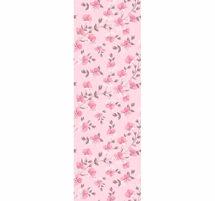 Carta da parati floreale composizione floreale rosa - TenStickers