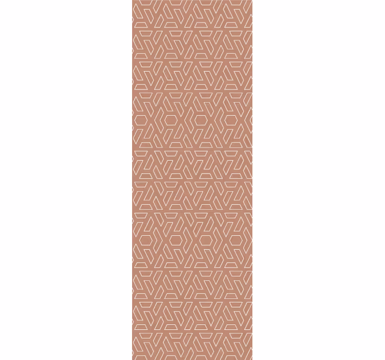 Carta da parati geometrica modello di forma astratta - TenStickers
