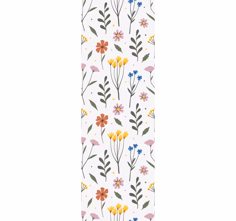Carta da parati floreale design floreale vivace - TenStickers