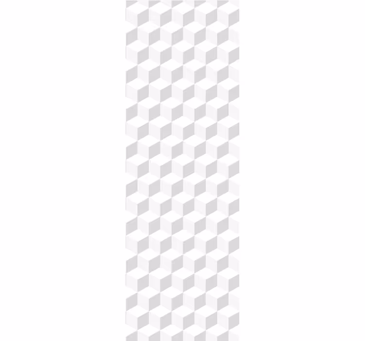 Carta da parati geometrica struttura cubica - TenStickers