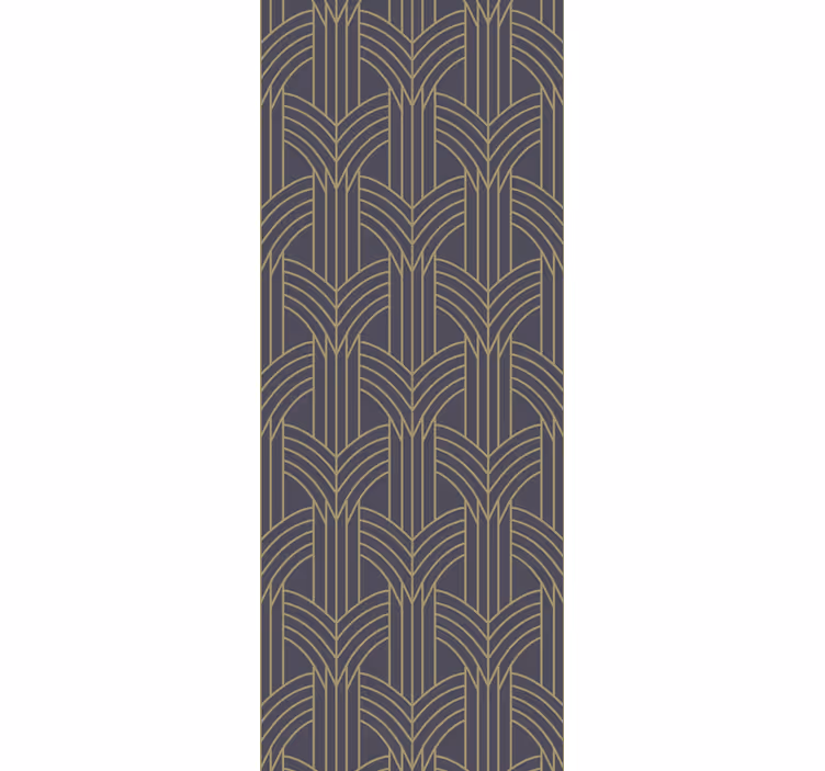 Carta da parati soggiorno stile art déco - TenStickers