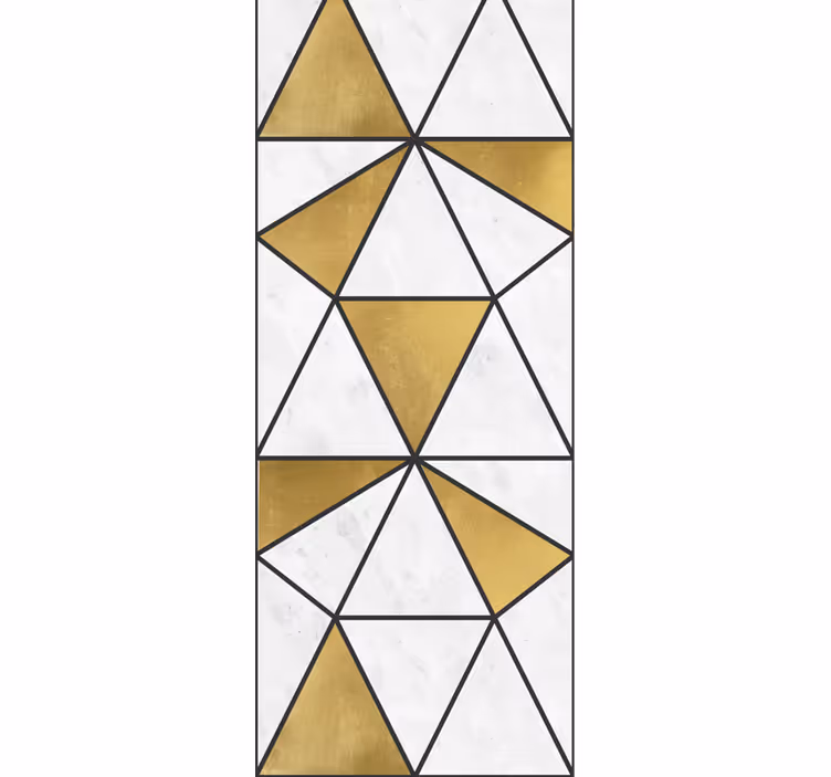 Carta da parati triangoli faccette marmoree geometriche - TenStickers