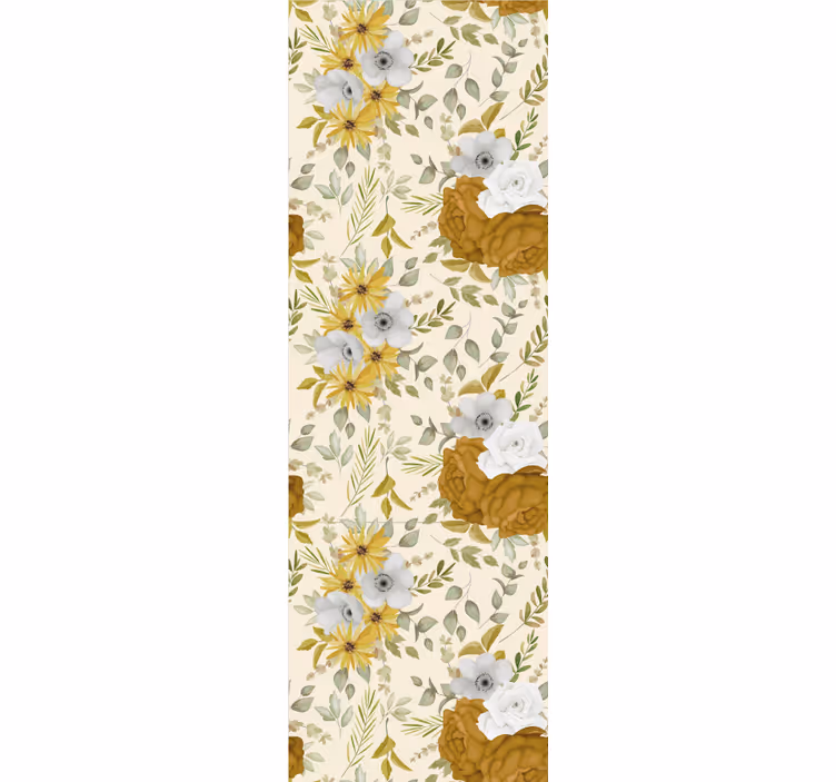 Carta da parati floreale fiori di nidificazione - TenStickers
