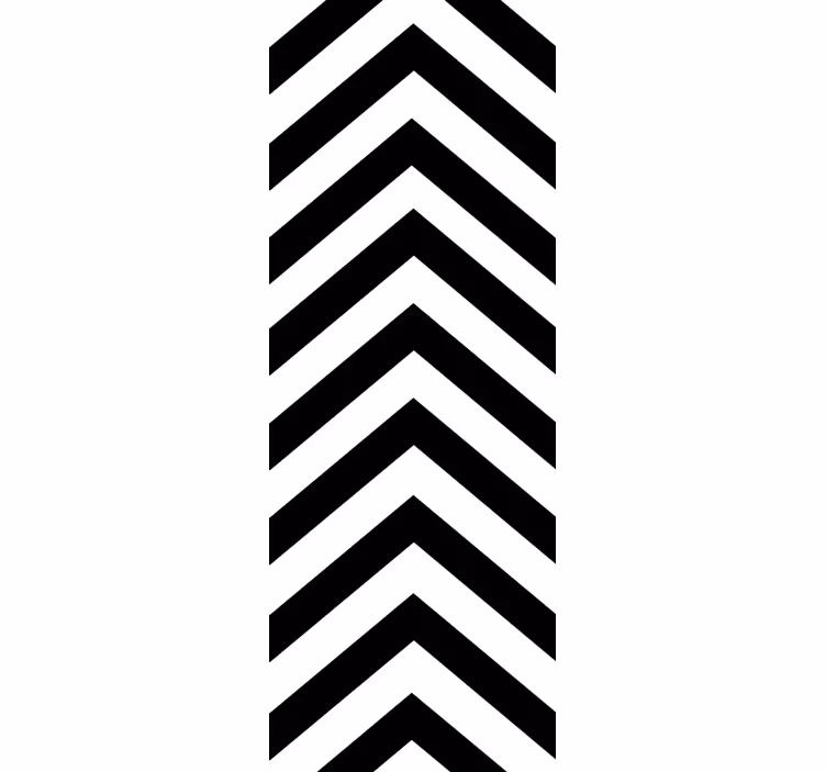 Carta da parati a righe disegno a zigzag - TenStickers