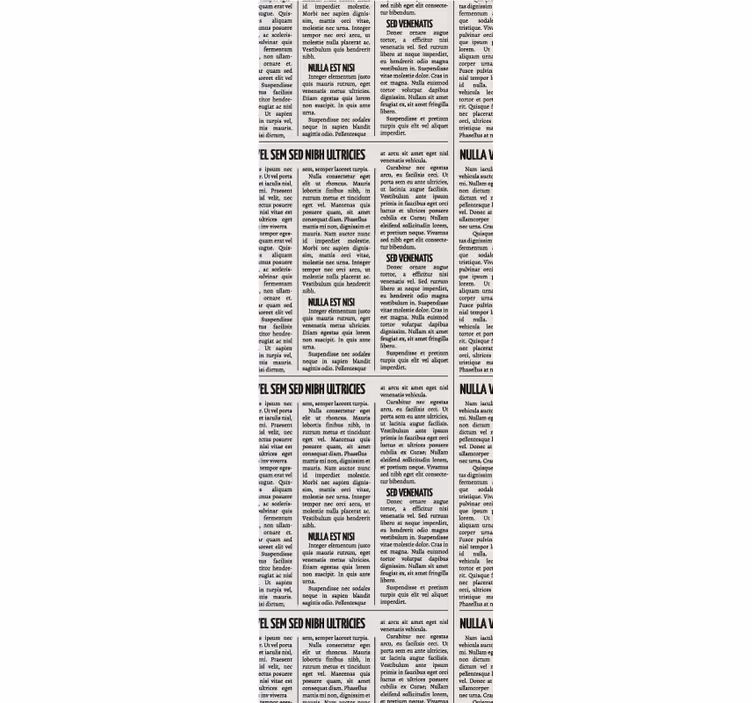 Carta da parati personalizzata stile giornale d'epoca - TenStickers