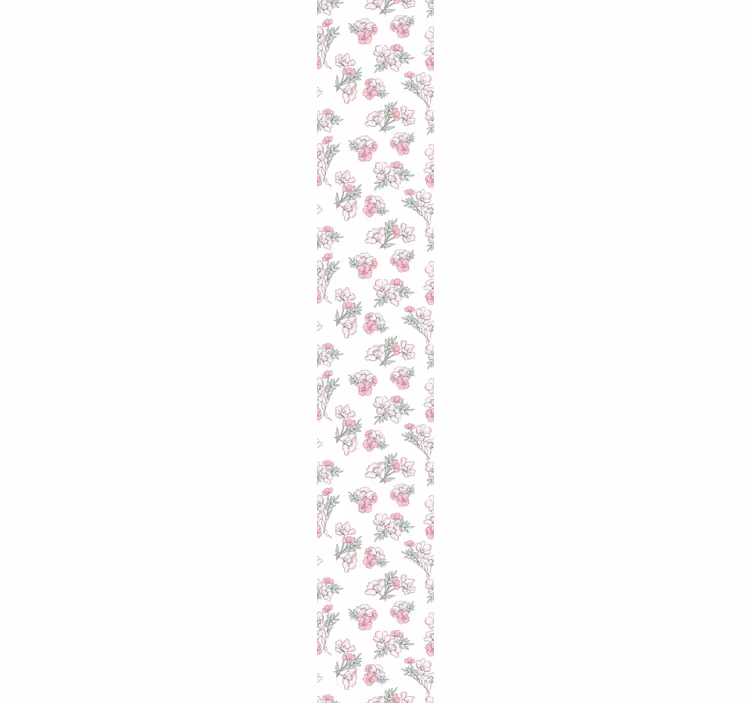Carta da parati floreale motivo delicato a fiori - TenStickers