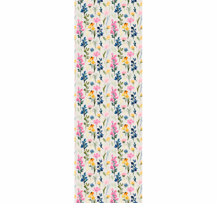 Carta da parati floreale vivid display floreale - TenStickers
