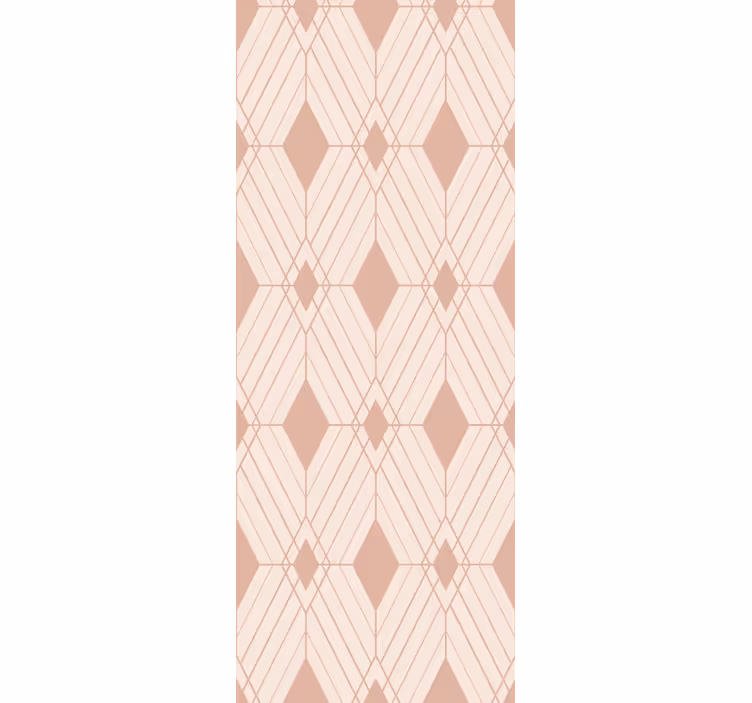 Carta da parati geometrica diamanti pastello deco - TenStickers