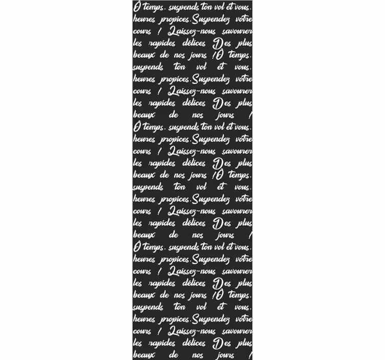 Carta da parati con scritte elegante tipografia di scrittura - TenStickers
