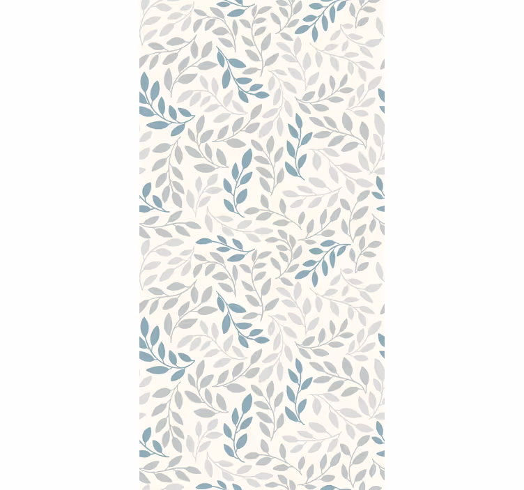 Carta da parati foglie disposizione elegante - TenStickers