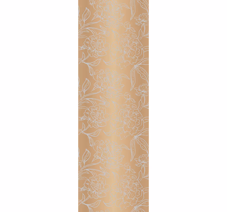 Carta da parati floreale delicati accenti floreali - TenStickers