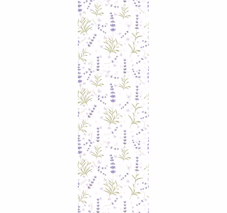 Carta da parati floreale composizione floreale lavanda - TenStickers