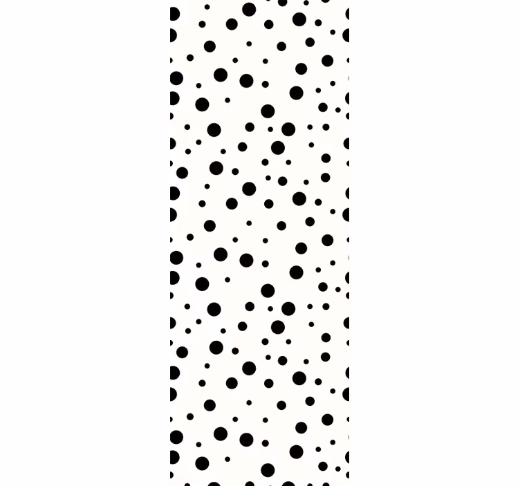 Carta da parati pois punti neri - TenStickers