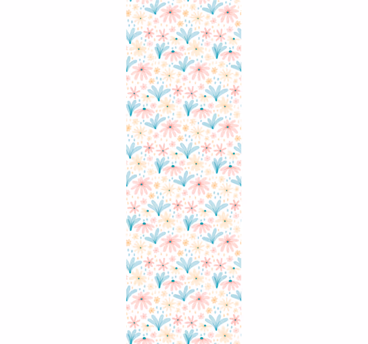 Carta da parati floreale atmosfere da giardino - TenStickers
