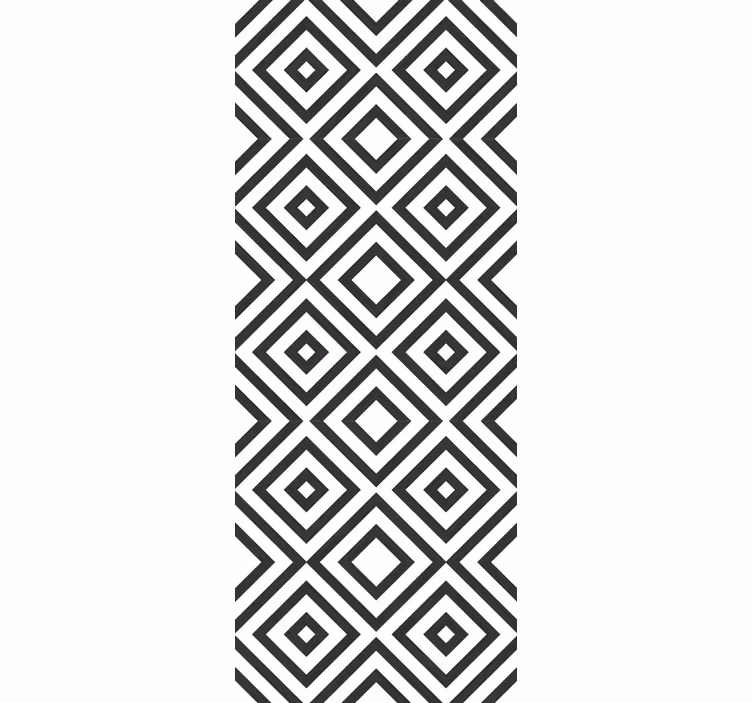 Carta da parati geometrica disposizione di forme di diamante - TenStickers