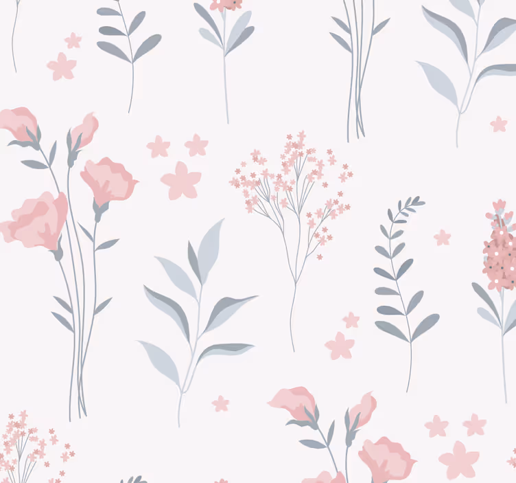 Carta da parati floreale stile giardino fiorito - TenStickers