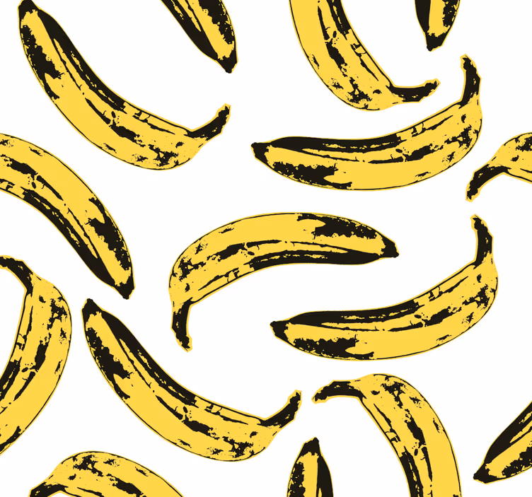 Carta da parati artistica banane warhol - TenStickers