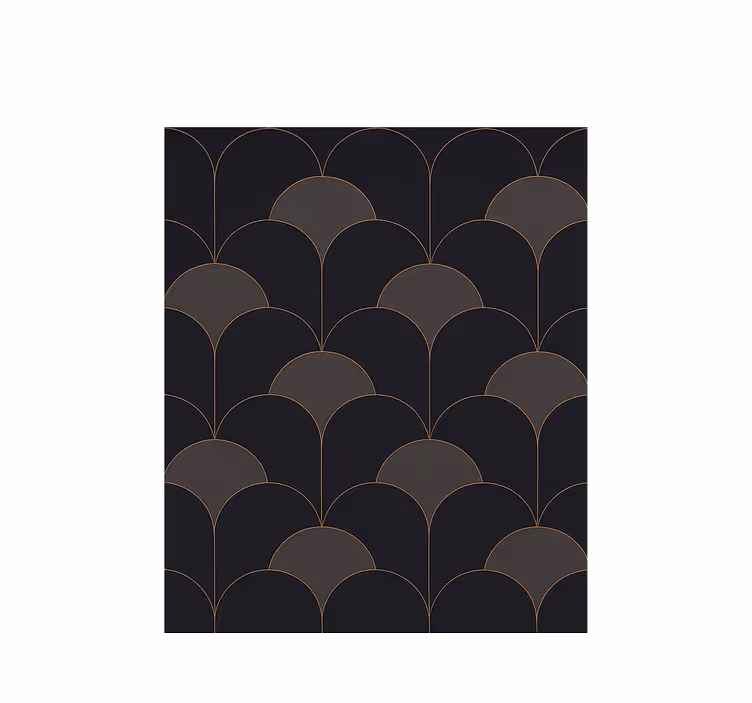 Carta da parati vintage design degli archi degli anni '20 - TenStickers