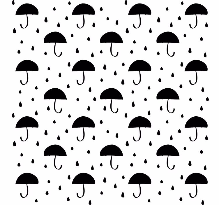 Carta da parati geometrica confetti a goccia - TenStickers