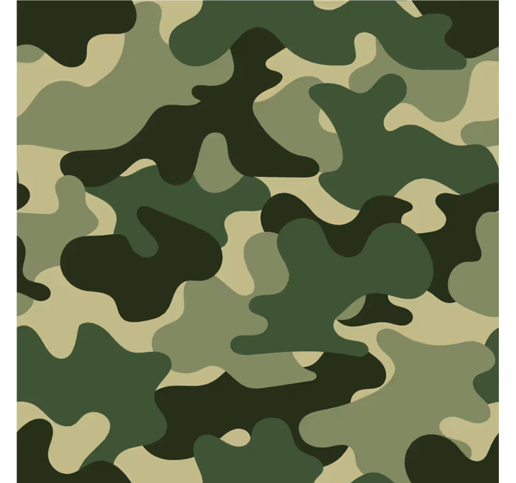 Carta da parati natura stampa camouflage - TenStickers