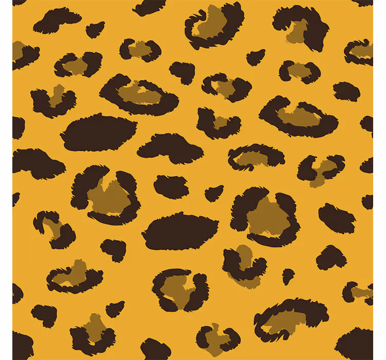Carta da parati soggiorno stampa animale leopardata - TenStickers
