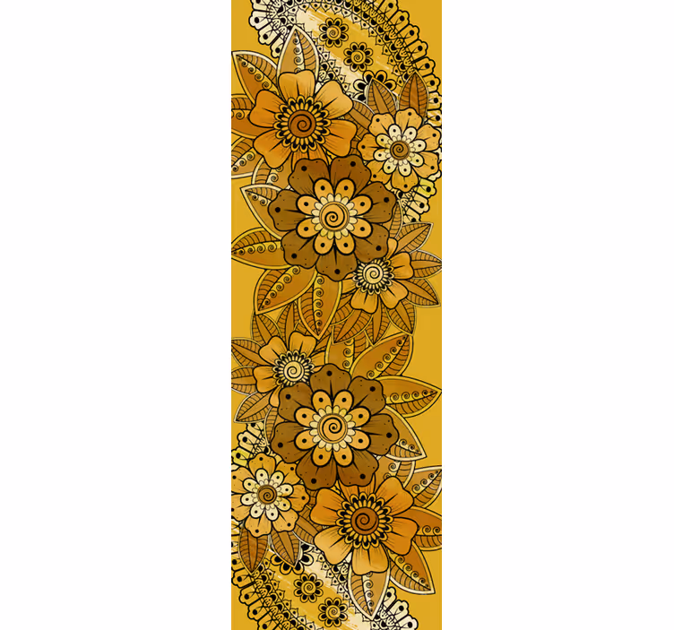 Carta da parati floreale stile indiano pailey - TenStickers