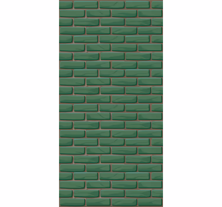 Carta da parati ornamentale texture mattoni - TenStickers