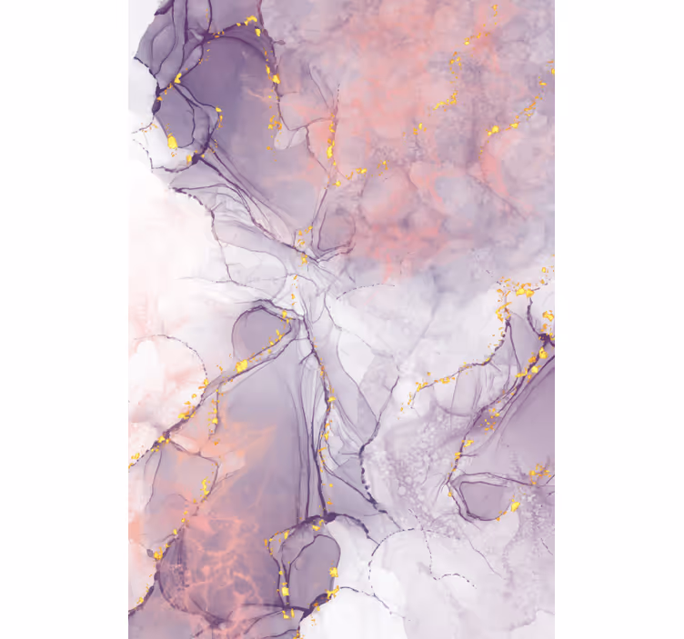 Carta da parati ornamentale design astratto marmorizzato - TenStickers