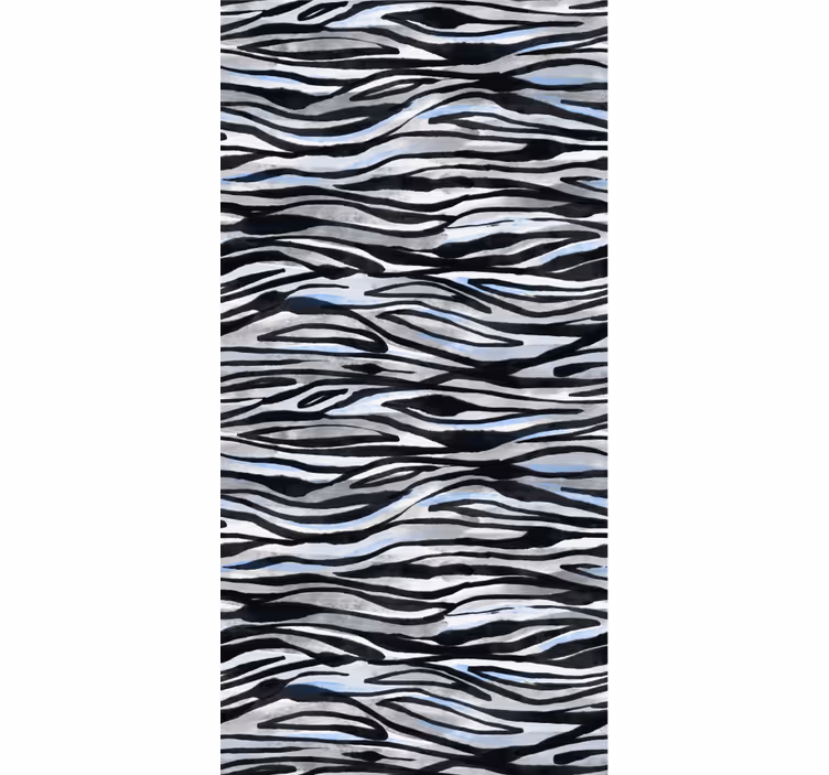 Carta da parati ornamentale motivo zebra - TenStickers