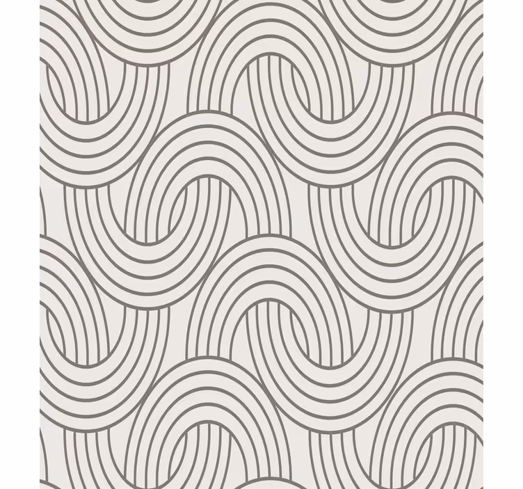 Carta da parati soggiorno motivo illusion art déco - TenStickers