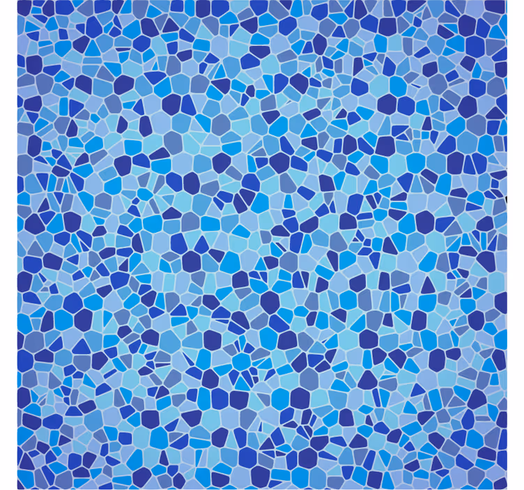 Carta da parati texture effetto mosaico blu - TenStickers