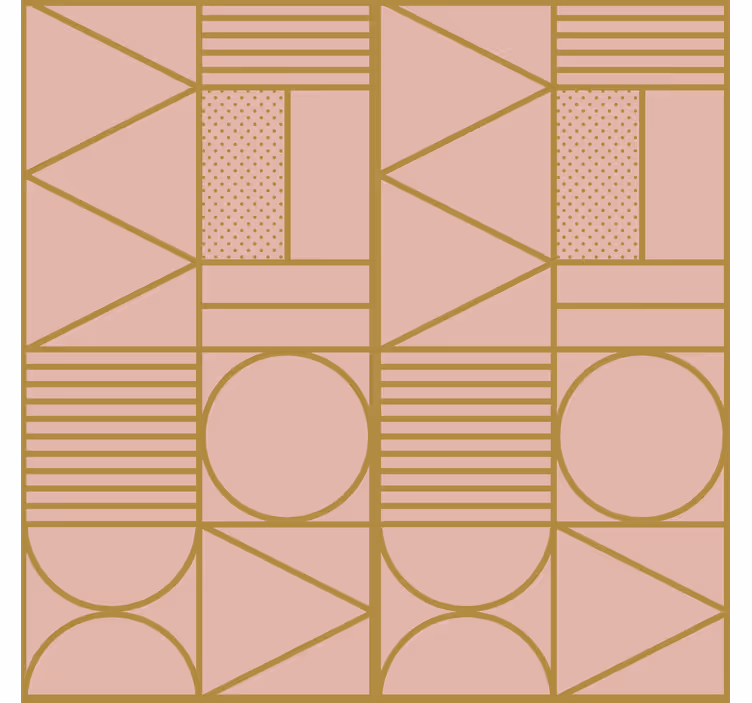 Carta da parati texture blocco oro e rosa - TenStickers