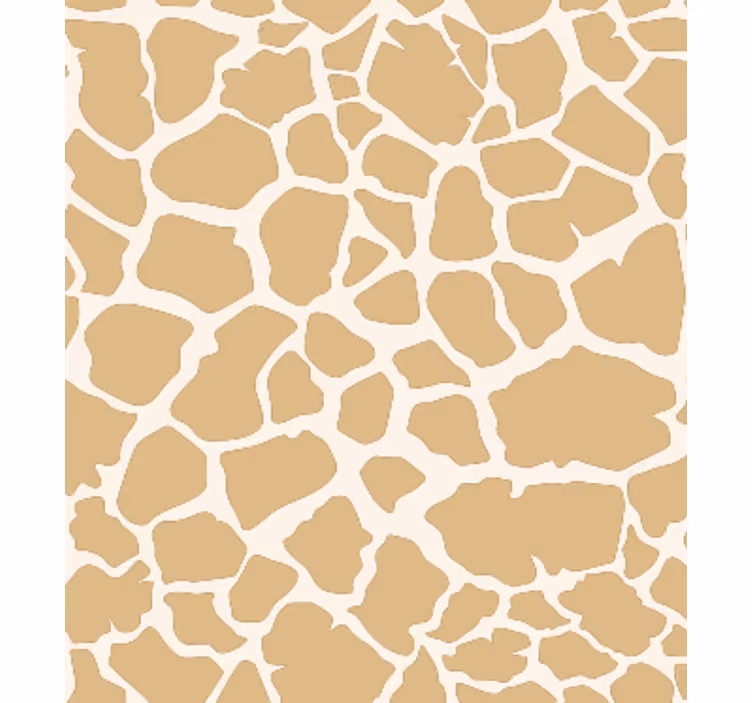 Carta da parati animali stampa giraffe - TenStickers