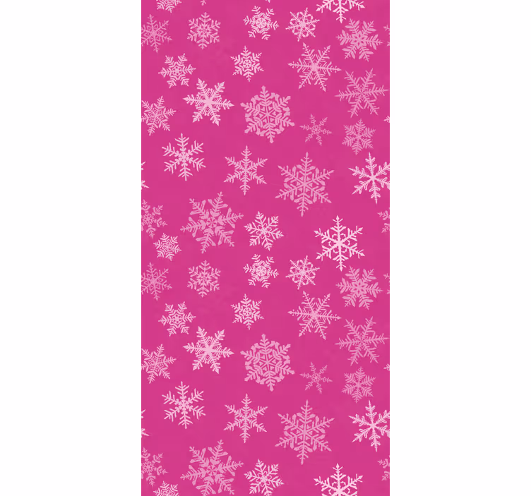 Carta da parati camera motivo fiocchi rosa - TenStickers