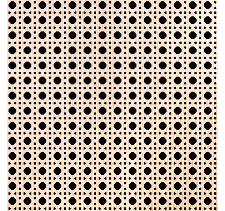 Carta da parati texture marrone chiaro canneté - TenStickers