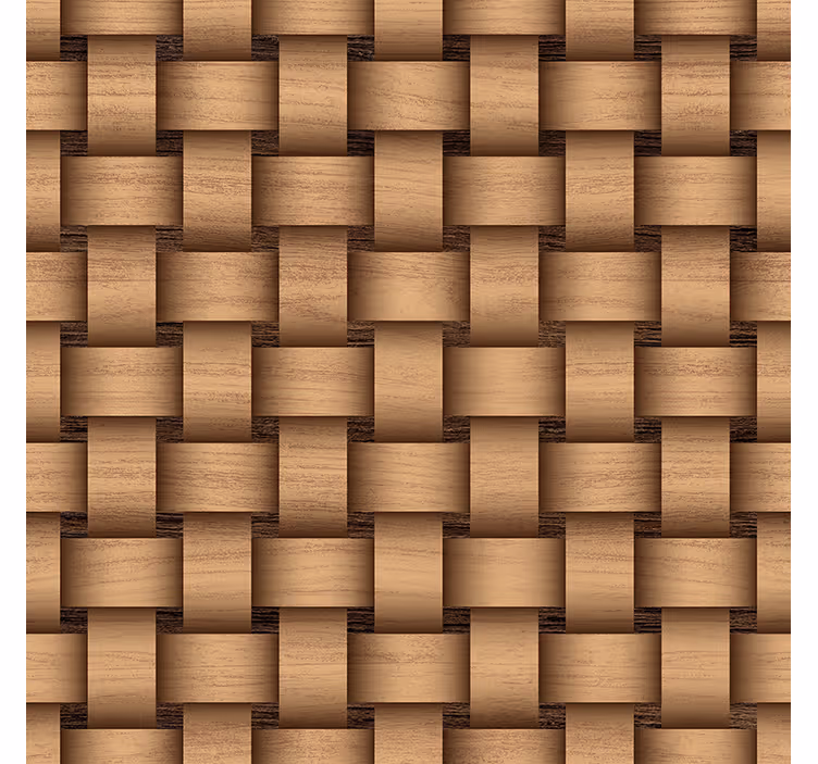 Carta da parati texture legno intrecciato - TenStickers