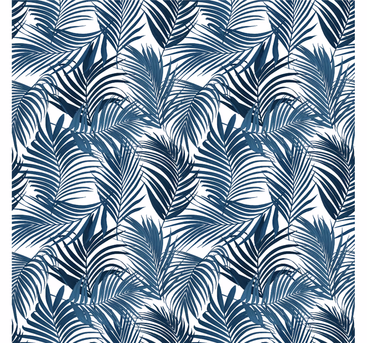 Carta da parati camera foglie tropicali - TenStickers