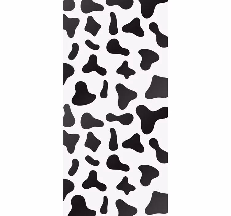 Carta da parati animali maculata di mucca - TenStickers